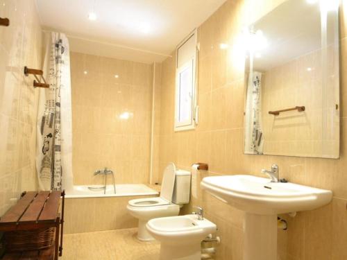 Ένα μπάνιο στο Villa Benifer