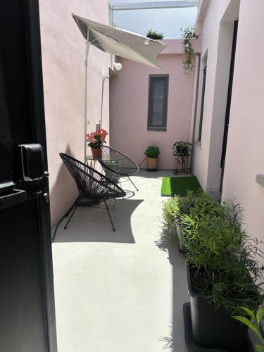 Stone Guest House In The City