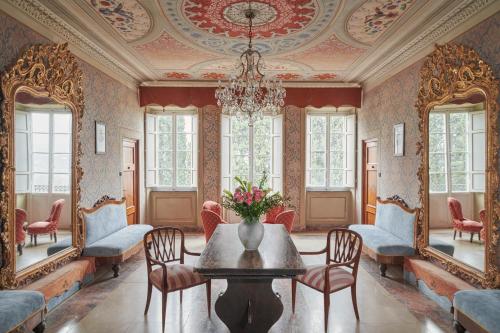 Χώρος καθιστικού στο Villa Pedone