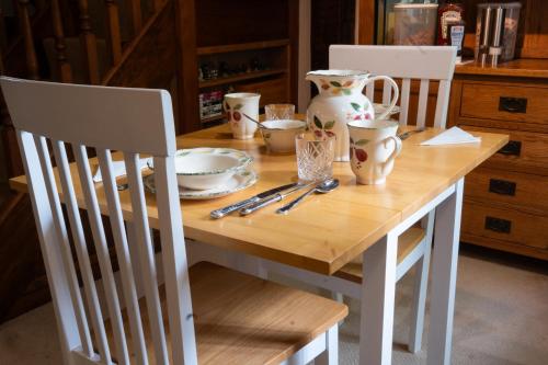 Tiện nghi pha trà/cà phê tại Charming Guest House in Cornish Countryside