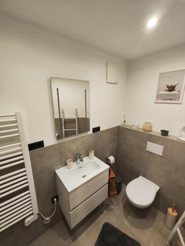 Ένα μπάνιο στο Ferienzimmer Geyersberg