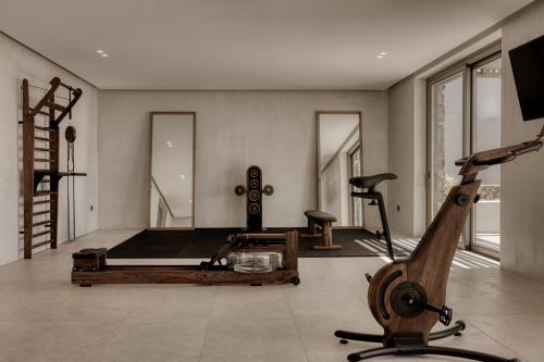 Gimnasio o equipo deportivo en Enigma Mykonos Hideaway Suites