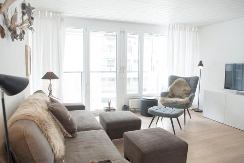 Stylish apartment with mountain view