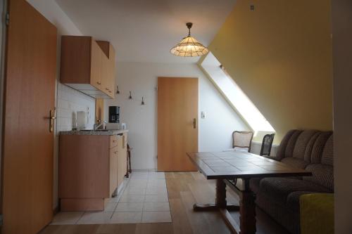 Dapur atau dapur kecil di Alcor Hotel Feriendorf an der Ostsee