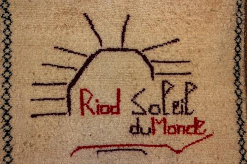 a drawing of a bug on the paper at Riad Soleil du Monde in Zagora