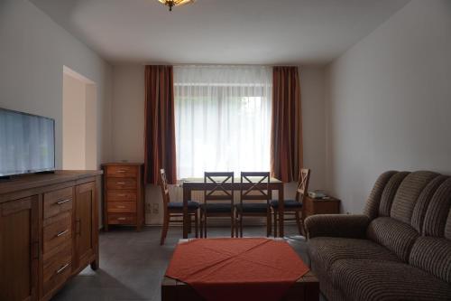 Ruang duduk di Alcor Hotel Feriendorf an der Ostsee