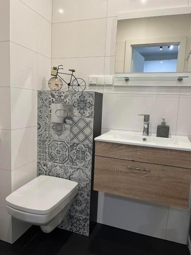 Ένα μπάνιο στο Apartament Giulia