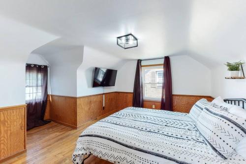 Un pat sau paturi într-o cameră la Home Champions-HOF Village Comfort