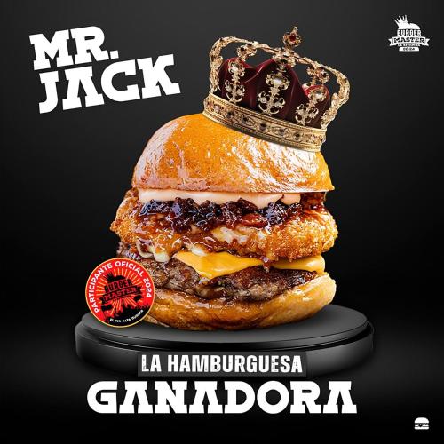 a hamburger with a crown on top of it at Playa Alta Hostal in Santa Marta