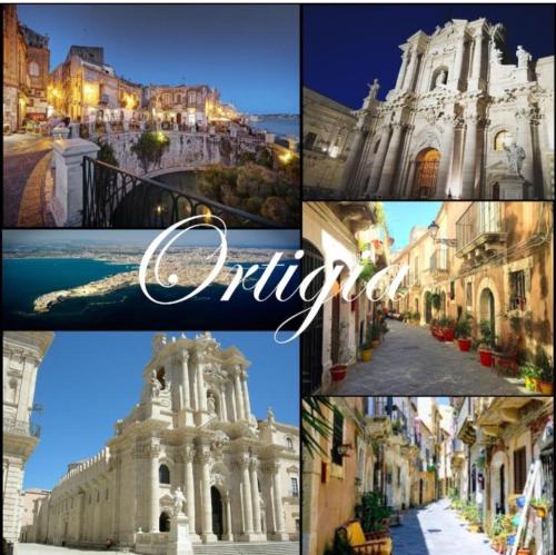 a collage of pictures of cities and buildings at Perla marina in Avola