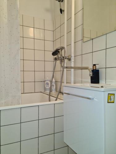 Et badeværelse på Bayer Apartments Copenhagen