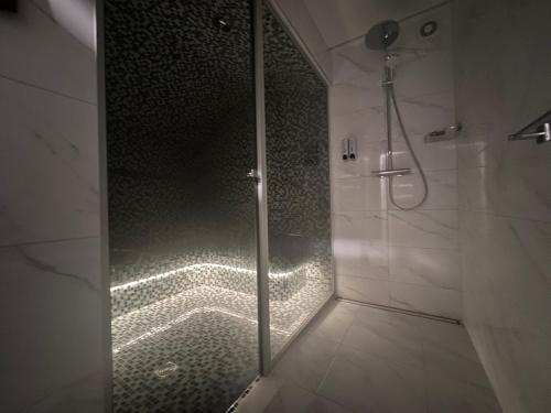 Koupelna v ubytování Kepezinski SPA apartments