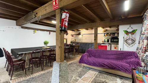 Η κουζίνα ή μικρή κουζίνα στο Casa Rural El Salvijo