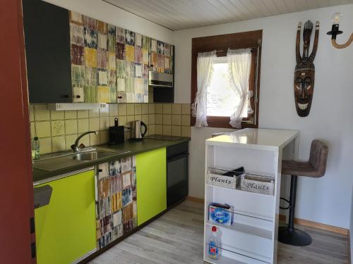 Η κουζίνα ή μικρή κουζίνα στο Gasthaus Platten