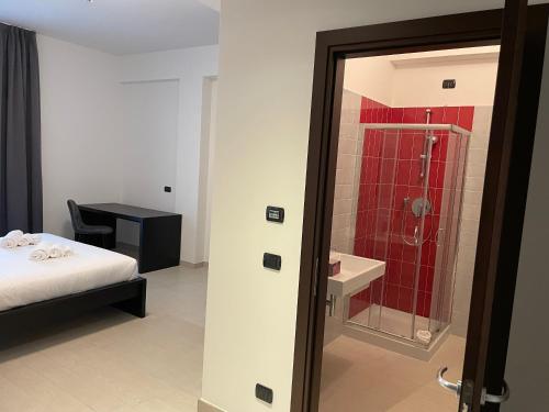 Koupelna v ubytování Maestrale Resort Hotel - Grosseto