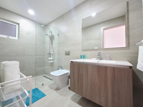 Koupelna v ubytování Beauty Apartment Coral Village 2 close to the beach