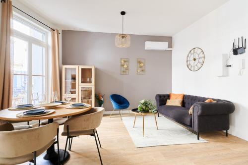 Posezení v ubytování Le Flourens by Paul Riquet 1609 Residences