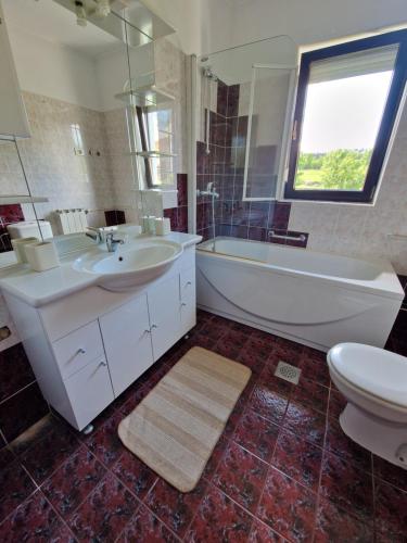 Koupelna v ubytování Apartma Mihatovi