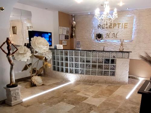 Kuchyň nebo kuchyňský kout v ubytování Hotel Marasesti