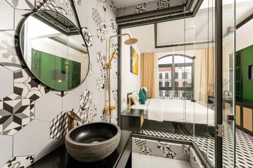 Koupelna v ubytování The White Wind Hotel - Grand World Phu Quoc