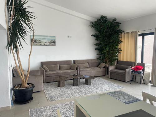 Χώρος καθιστικού στο Apartments Plaza