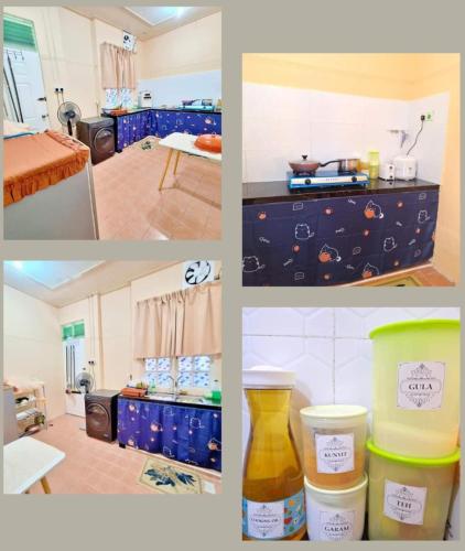 Ένα ή περισσότερα κρεβάτια σε δωμάτιο στο Homestay Bourgenvilla Sura tengah Dungun Terengganu