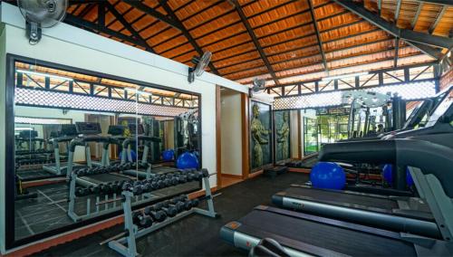 Fitness centrum a/nebo fitness zařízení v ubytování Annai Resorts & Spa