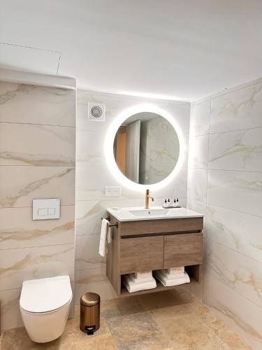 Koupelna v ubytování Boutique Hotel Comtal Empuries