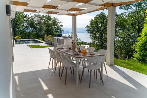 Villa Mare&Monti in Opatija, Heated pool with sea view