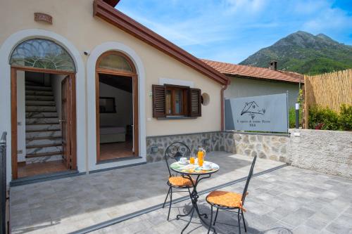 Vue générale sur la montagne ou vue sur la montagne depuis le B&B/chambre d'hôtes