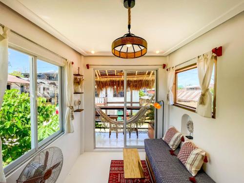 Χώρος καθιστικού στο Cosy Villa & Apartments - Siargao