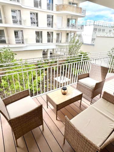 Balkón nebo terasa v ubytování Appartement neuf et spacieux