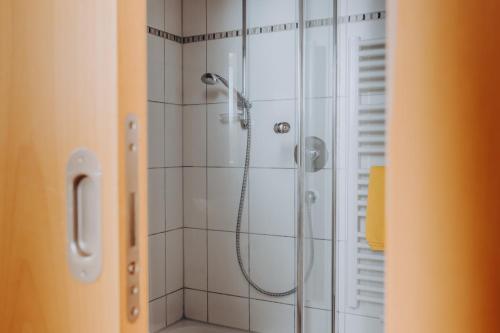 Phòng tắm tại Lindenhaus