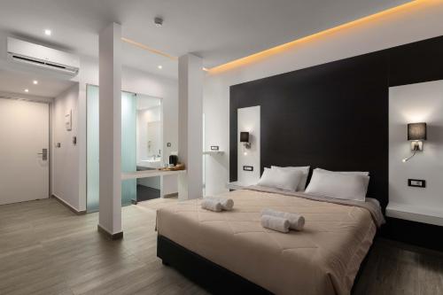 Кровать или кровати в номере Virginia Family Resort