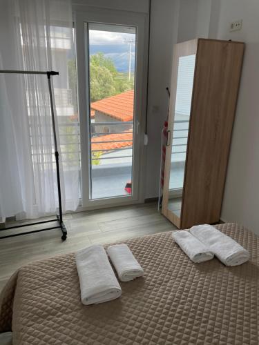 Postel nebo postele na pokoji v ubytování Beautiful Apartment Amaryllis
