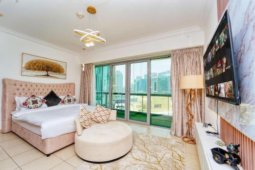 Luxury Studio - Downtown Dubai 6 Minute Walk to Burj Khalifa & Dubai Mall
