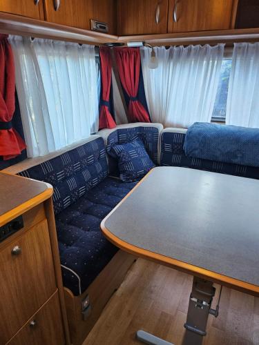Ruang duduk di Prosper Caravan Tromsø-Free Parking I have apartment also same place, 4 people