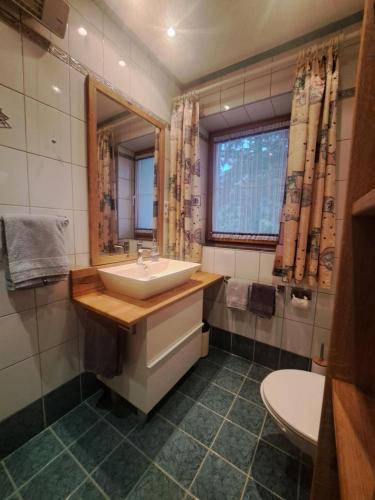 Koupelna v ubytování Ferienwohnung Leismüller
