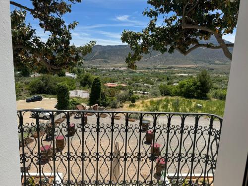 a view from the balcony of a house at CASA YANGUAS APARTAMENTOS RURALES EN LAUJAR DE ANDARAx in Laujar de Andarax