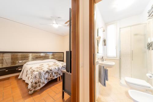 Koupelna v ubytování B&B Osteria dello sperone