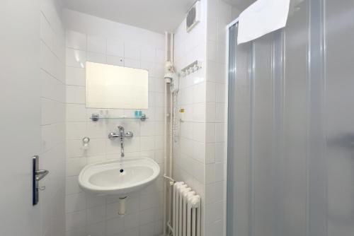 Ένα μπάνιο στο Hotel Horní Pramen