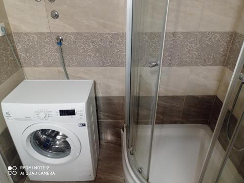 Koupelna v ubytování Apartman Nimfa Živogošće