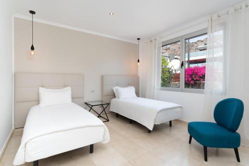 Lova arba lovos apgyvendinimo įstaigoje Villa Diana with private swimming pool in Tauro
