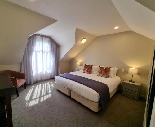Posteľ alebo postele v izbe v ubytovaní Vintners Retreat