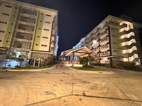 Budova, kde se aparthotel nachází