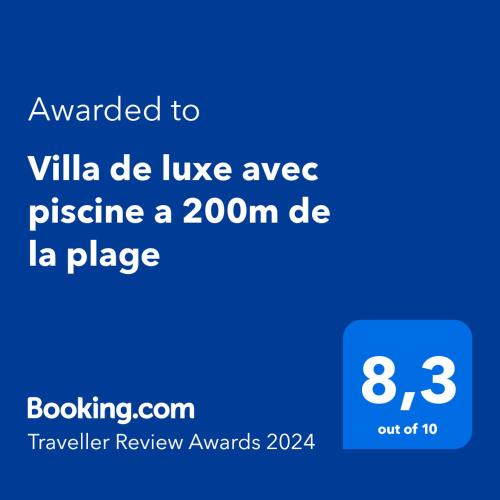 a screenshot of a phone with the text wanted to villa be likeaveatu at Villa de luxe avec piscine a 200m de la plage in Flic-en-Flac