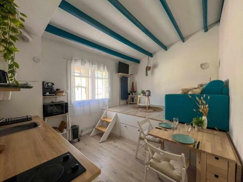 Studio Le Refuge des Vagues, à deux pas de la plage