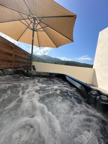 Bergerie avec spa vue montagne