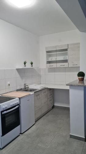 Dapur atau dapur kecil di Apartman Dolina
