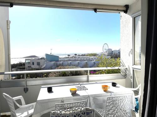 Studio cabine climatisé proche plage avec parking à La Grande Motte - FR-1-790-3